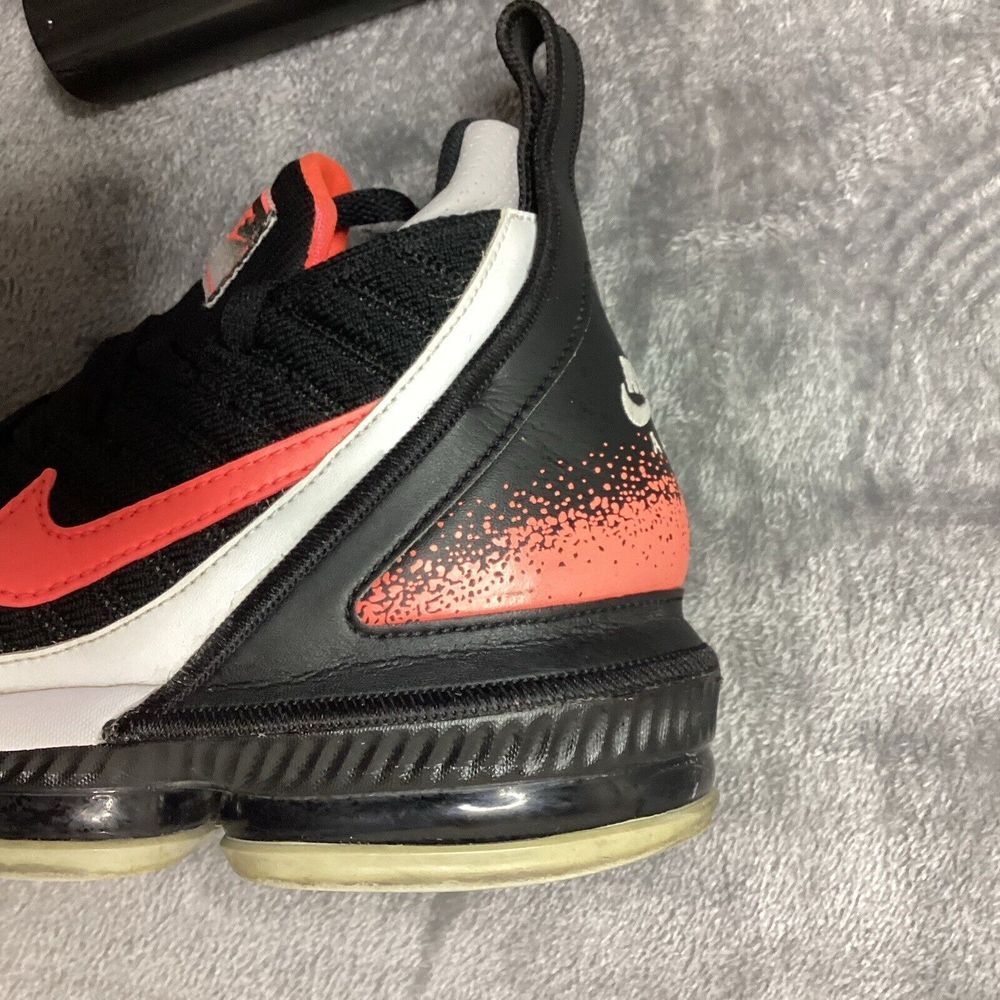 Nike Men's Black and Orange Athletic Shoes - Picture 9 of 16